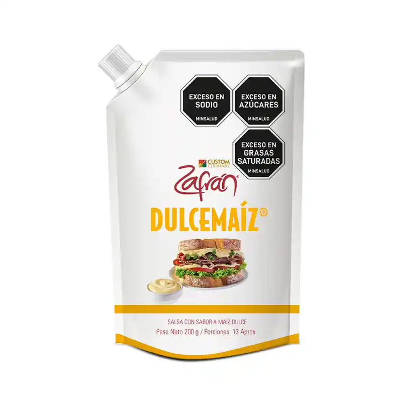 Zafrán Salsa con Sabor a Maíz Dulce