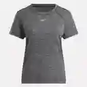 Reebok Camiseta Id Train Tee Manga Corta de Mujer Negro Talla S