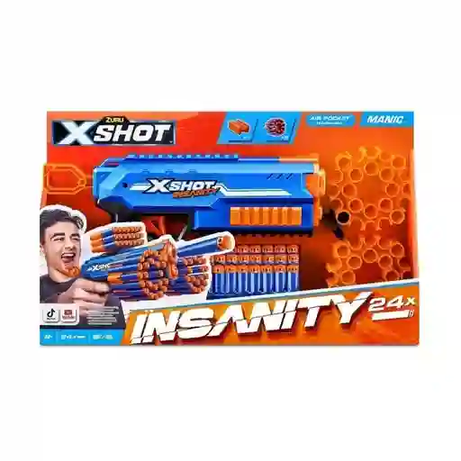 X-Shot Lanzador Dardos Insanity
