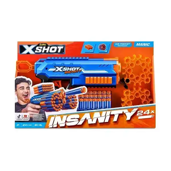 X-Shot Lanzador Dardos Insanity
