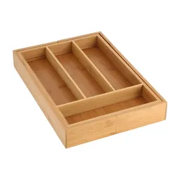 Organizador Cubiertos Extensible Café 0003