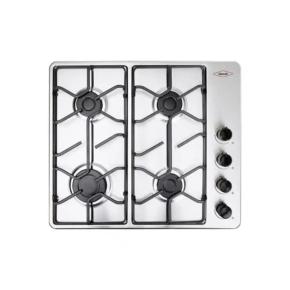 Cubierta Haceb 60.00 Acero Inoxidable 4 Puestos Gas Natural 9003286 X