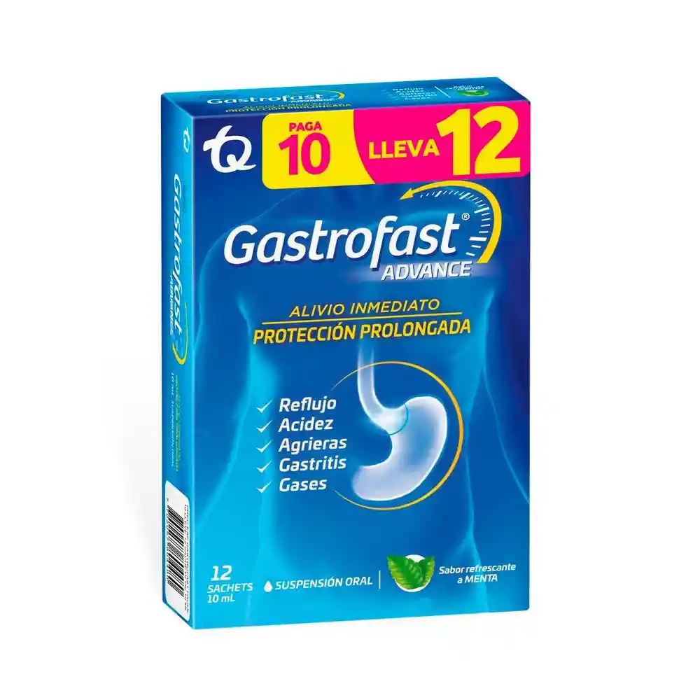 Gastrofast Antiácido Advance  Suspensión Oral 
