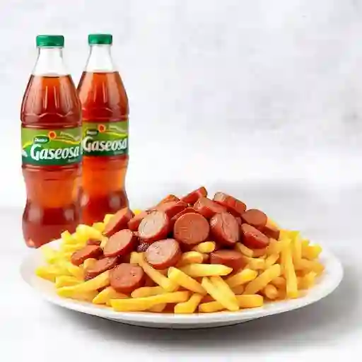 Salchipapa Especial + Gaseosa