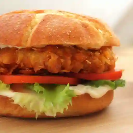 Hamburguesa crispy chicken