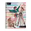 Cuaderno Tapa Dura Runway Rayado 80 Hojas Argollado Norma