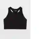 Top Aerie Negro Talla: LARGE American Eagle