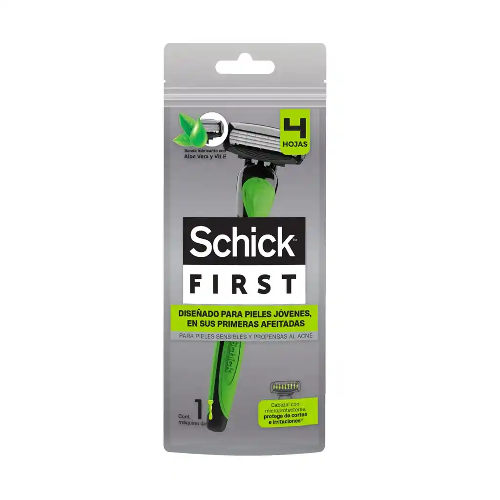 Maquina Afeitar Schick First 4 X