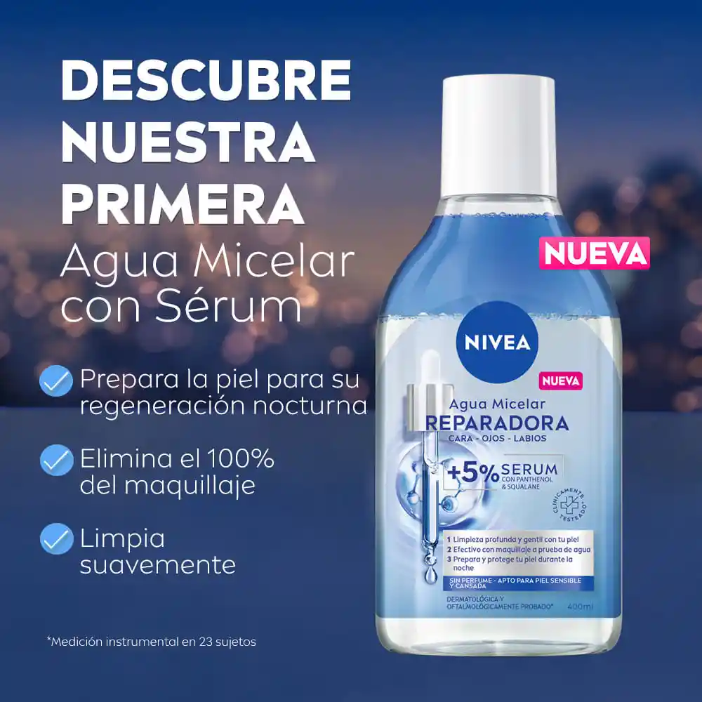 Agua Micelar Nivea Reparadora Serum