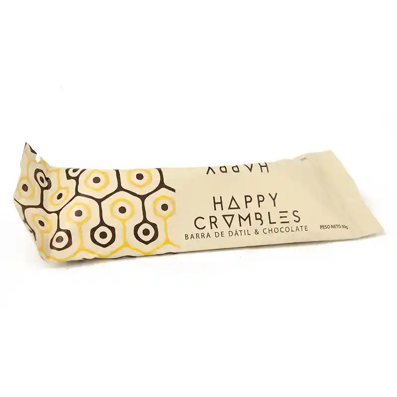 Happy Crumbles Barra de Datil Banana y Chocolate