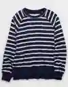 Buzo Aerie Azul Talla: SMALL 3592410 American Eagle