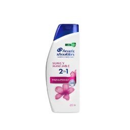 Head & Shoulders Shampoo 2 en 1 Suave y Manejable