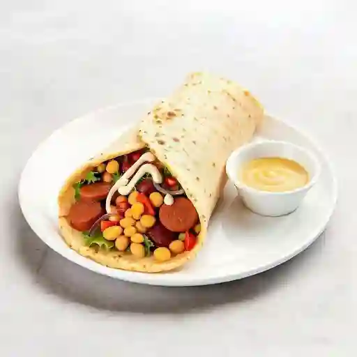 Shawarma perro caliente