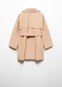 Abrigo Trench Trench 6 Camel Talla 09 Niñas Mango