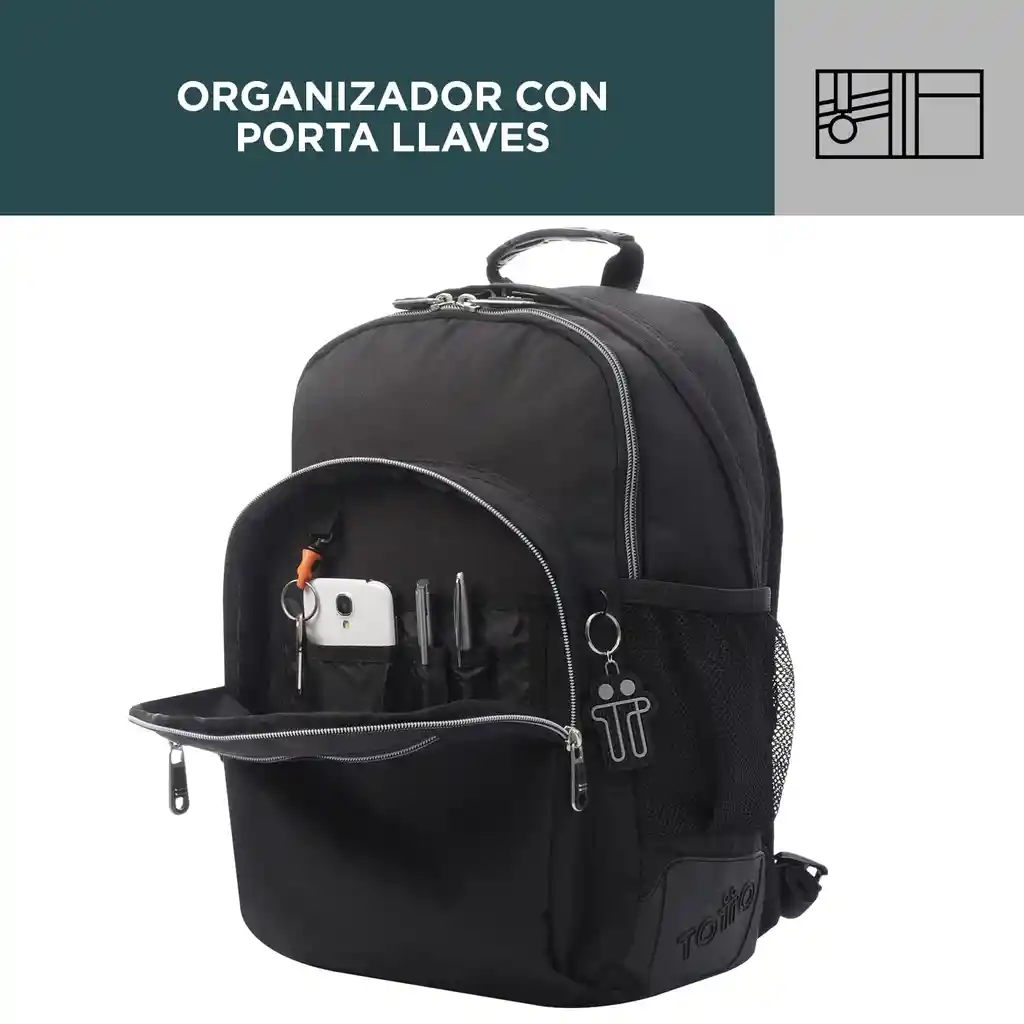 Totto Morral Rayol Color Negro N01