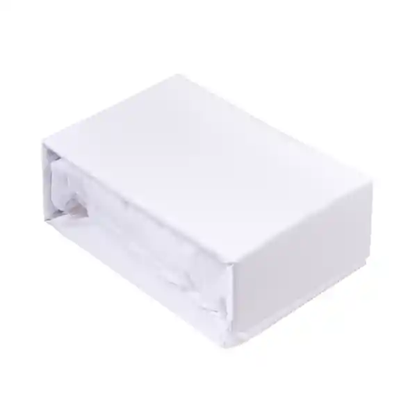 Sábana Bajera Concepto Liso King Blanco Diseño 0111 Casaideas