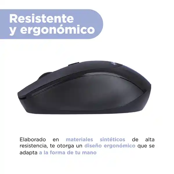 Mouse Inalámbrico Life is For Fun Negro Mod Lw13Mc Miniso
