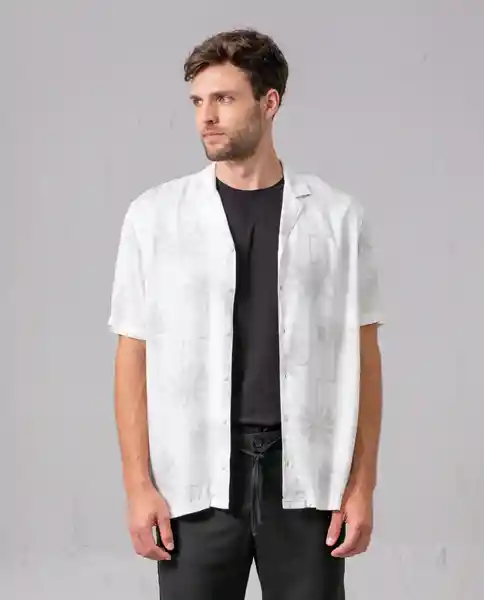 Camisa Hombre Resort Crudo Luna Claro Talla L 51333 Rifle