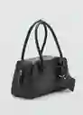 Bolso P Kali Negro Talla 99 Mujer Mango
