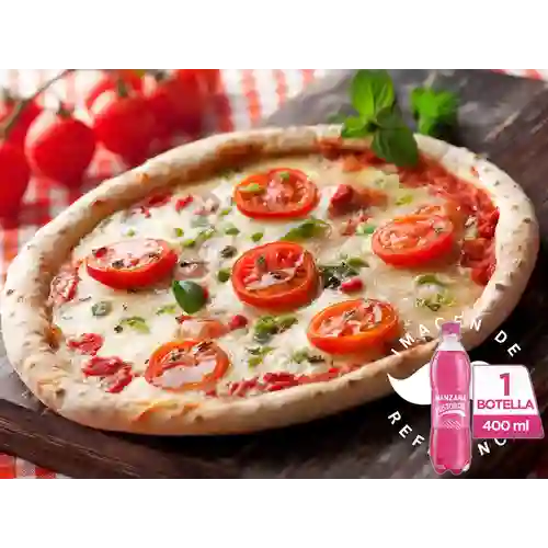 Combo pizza napolitana + manzana 250 ml