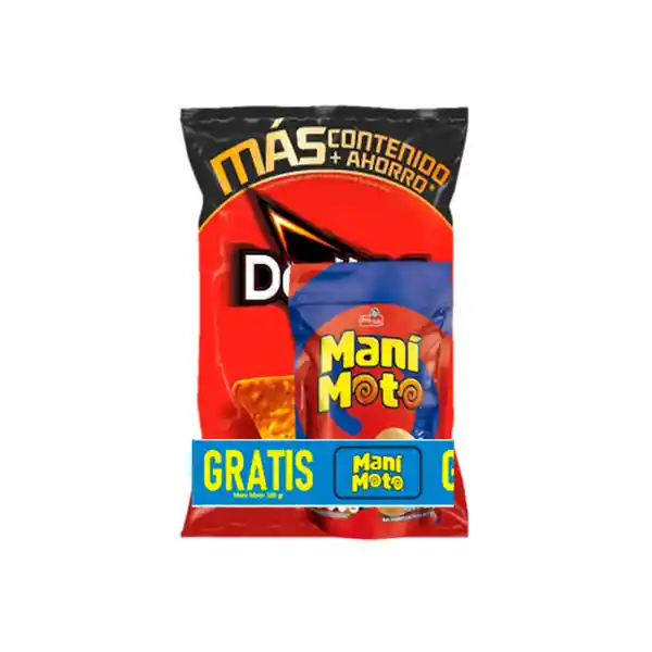 Doritos Pasaboca Megaqueso + Manimoto Maní