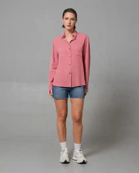 Camisa Mujer Rosa Talla S 219G013_ROS181436 Rifle