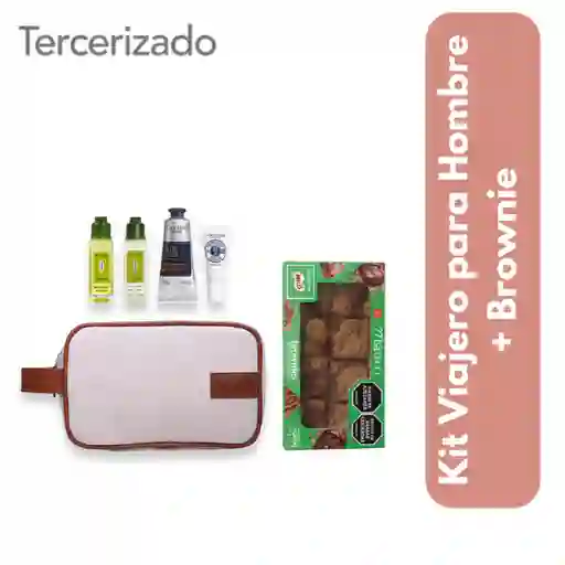Combo Kit Viajero para Hombre + Mini Brownie Caja