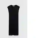 Vestido Jalisco Negro Talla M Mujer Mango