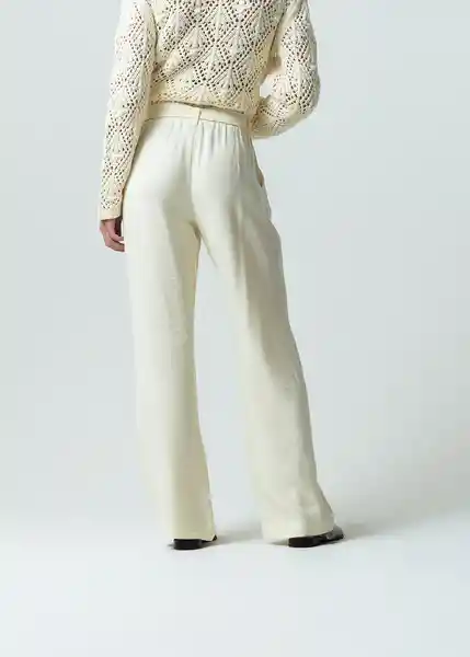 Pantalón Allie Amarillo Resplandor Claro Talla 8 032G326 Naf Naf