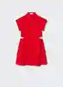 Vestido Claudia-H Rojo Talla 14 Niñas Mango