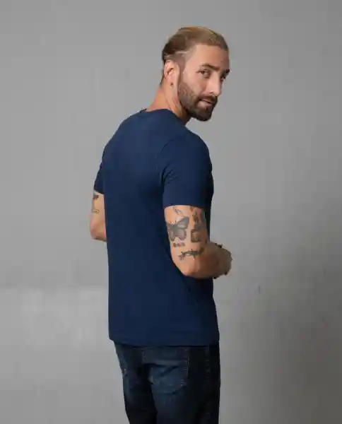 Camiseta Hombre Azul M 102G106_AZU193939 Rifle