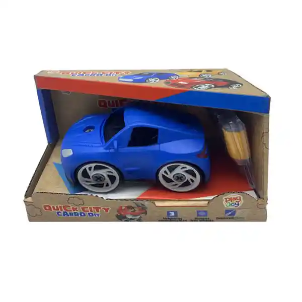 Play And Joy Juguete Carro de Quick City Azul