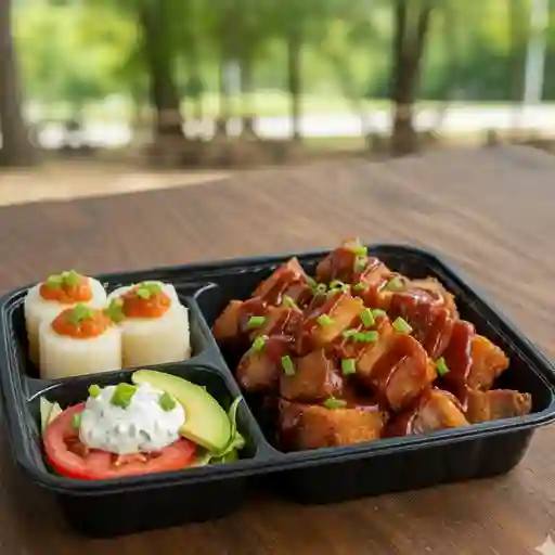 Chicharrón bbq