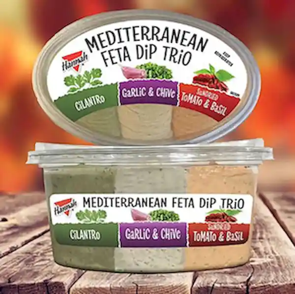 Hannah Aderezo Mediterráneo Feta Trío