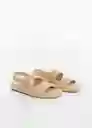 Sandalias Dipa Beige Talla 30 Niñas Mango