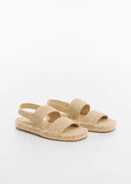 Sandalias Dipa Beige Talla 30 Niñas Mango