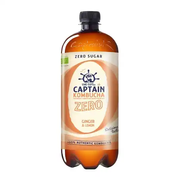 Gutsy Captain té Kombucha Jengibre Limón Zero