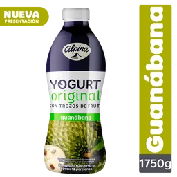 Alpina Yogurt Original con Trozos de Guanábana