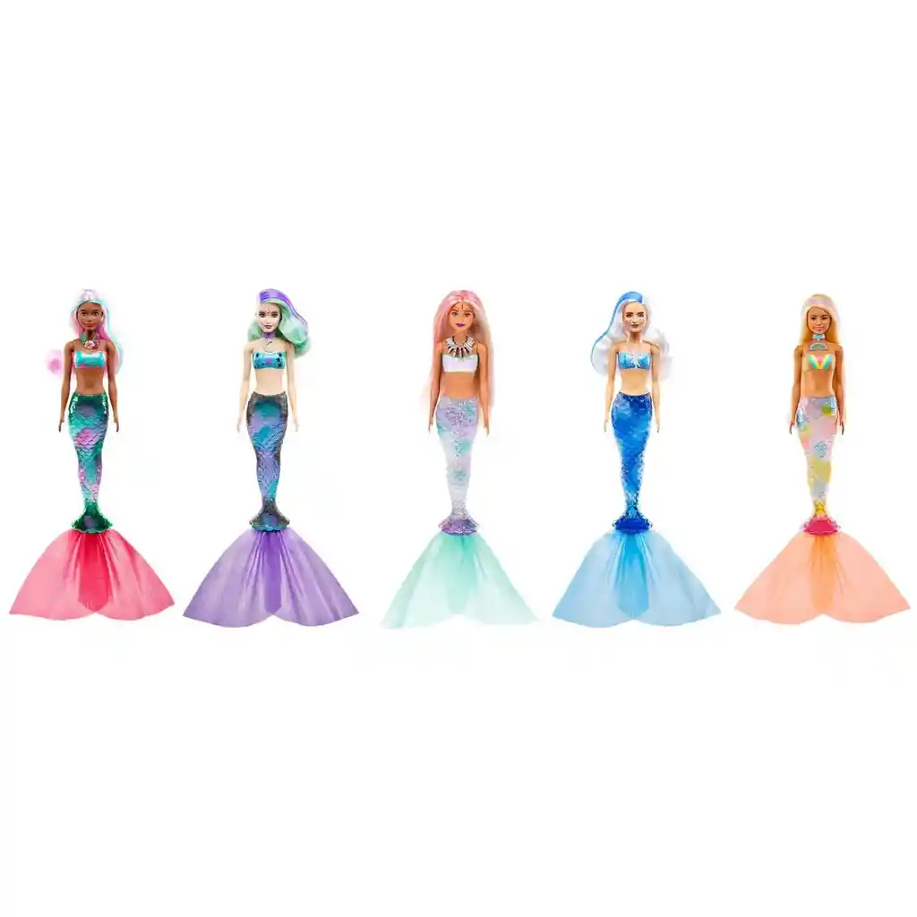 Barbie Muñeca Color Reveal Wave Sirena