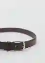 Cinturón Basico Marron Talla 91 Hombre Mango