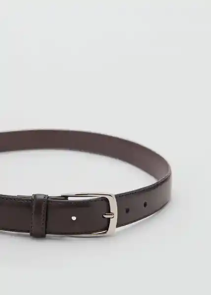 Cinturón Basico Marron Talla 91 Hombre Mango