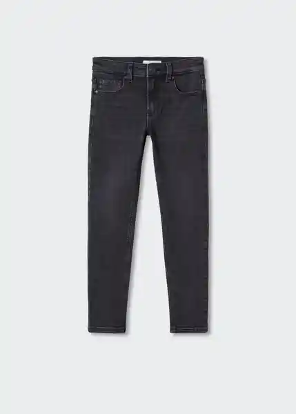 Jean Slim4 Tejano Negro Talla 05 Niños Mango