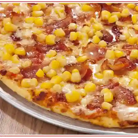 Pizza de Maíz y Tocineta Mediana