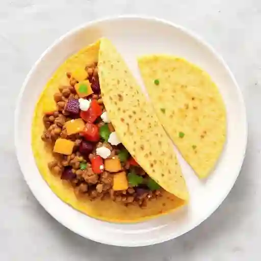 Arepa con chorizo
