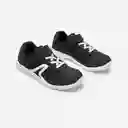 Tenis de Fitness Con Velcro 100 Negro/Blanco Talla 28 Decathlon