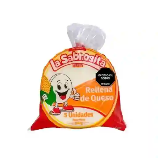 La SabrositaArepa Rellena de Queso