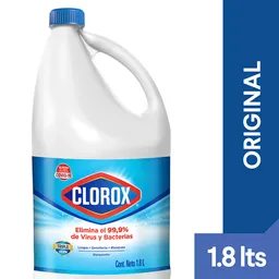 Blanqueador Clorox Original Botella 1.8 lt