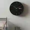 Present Time Reloj Pared Flip Iron Negro