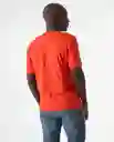 Camiseta Hombre Rojo Talla XL 842G000_ROJ181564 Americanino