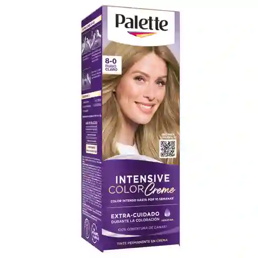 Tinte Palette Color Creme 8-0 Rubio Claro